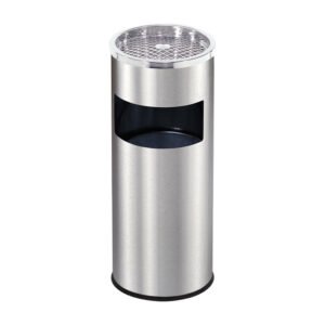 Stainless Steel Flip-Top Trash Can