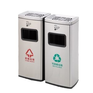 Stainless Steel Indoor Sorting Trash Can