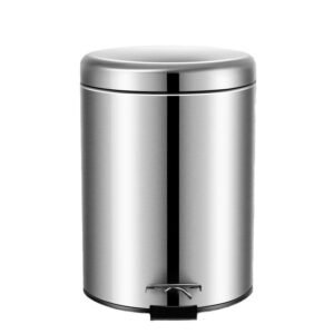 Stainless Steel step Trash Can for Bedroom