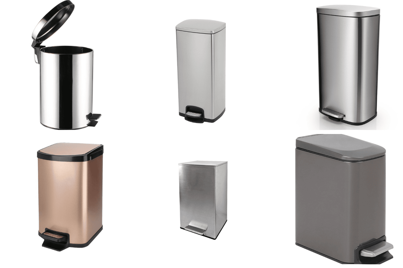 Toilet Stainless Steel Trash Can (1)