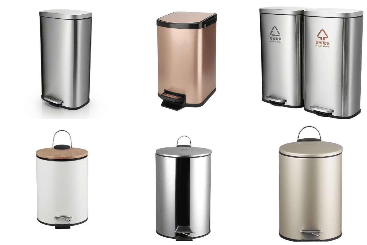 stainless steel step trash can (1)